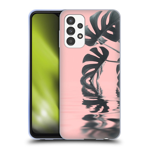 LebensArt Pastels Monstera Soft Gel Case for Samsung Galaxy A13 (2022)