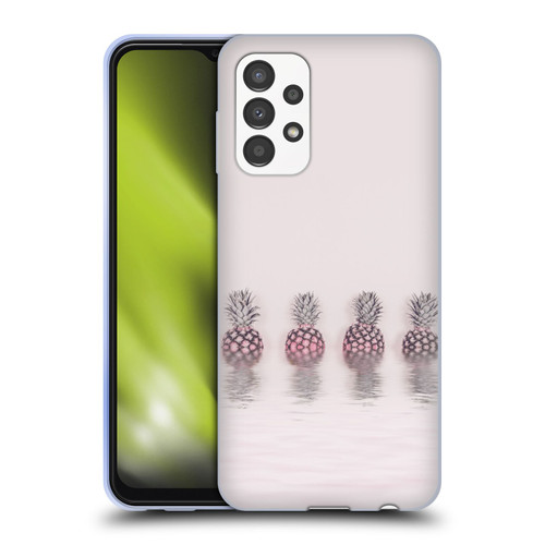 LebensArt Pastels Pineapples Soft Gel Case for Samsung Galaxy A13 (2022)