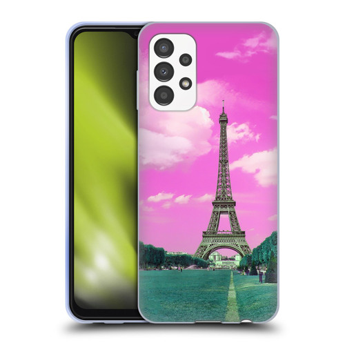 LebensArt Pastels Pink Paris Soft Gel Case for Samsung Galaxy A13 (2022)