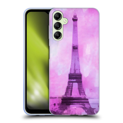 LebensArt Pastels Abstract Soft Gel Case for Samsung Galaxy A14 5G
