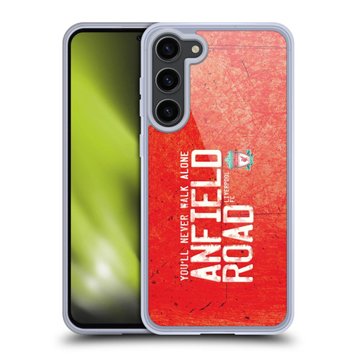 Liverpool Football Club Crest You'Ll Never Walk Alone Anfield Road Red Soft Gel Case for Samsung Galaxy S23+ 5G & MagSafe