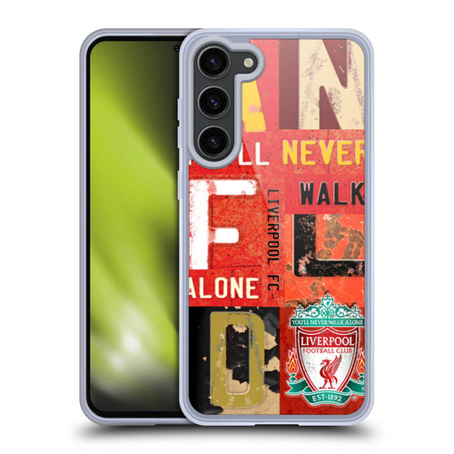 Liverpool Football Club Crest You'Ll Never Walk Alone Vintage Plate Anfield Soft Gel Case for Samsung Galaxy S23+ 5G & MagSafe
