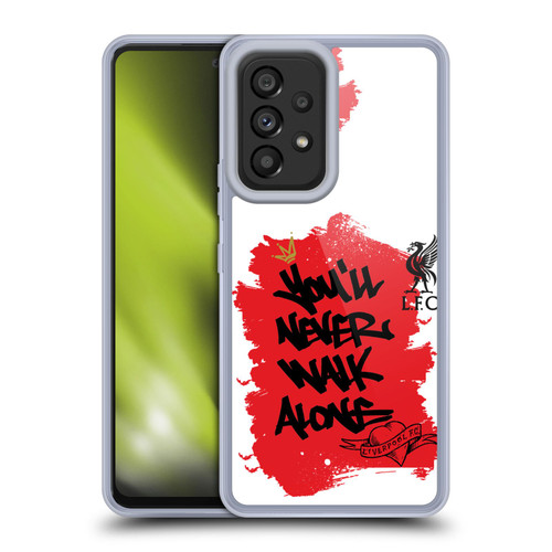 Liverpool Football Club Graffiti Art YNWA Soft Gel Case for Samsung Galaxy A53 5G (2022)