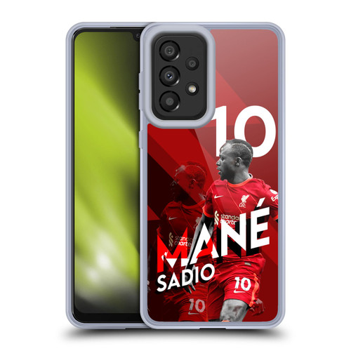 Liverpool Football Club 2021/22 First Team Sadio Mané Soft Gel Case for Samsung Galaxy A33 5G (2022)