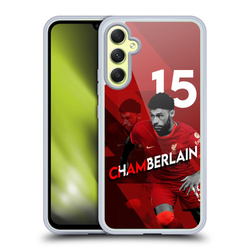 Liverpool Football Club 2021/22 First Team Alex Oxlade - Chamberlain Soft Gel Case for Samsung Galaxy A34 5G