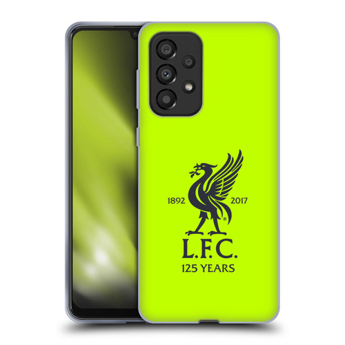 Liverpool Football Club Kit 2017/18 Third Goalkeeper Shirt Soft Gel Case for Samsung Galaxy A33 5G (2022)