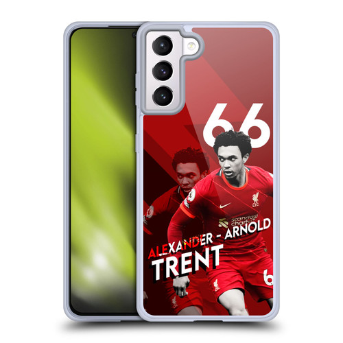 Liverpool Football Club 2021/22 First Team Trent Alexander-Arnold Soft Gel Case for Samsung Galaxy S21+ 5G & MagSafe
