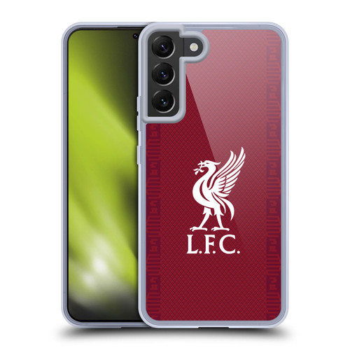 Liverpool Football Club 2022/23 Kit Home Soft Gel Case for Samsung Galaxy S22+ 5G & MagSafe