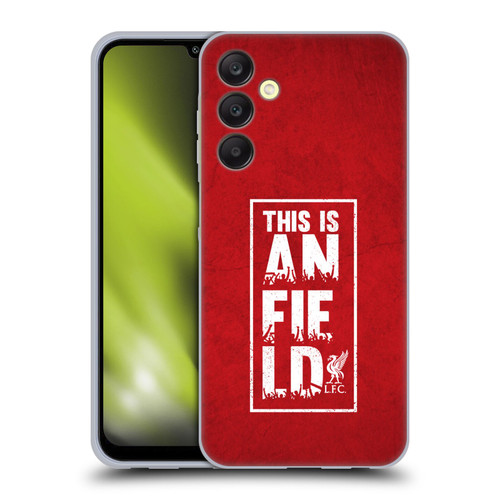 Liverpool Football Club This Is Anfield Red 3 Soft Gel Case for Samsung Galaxy A25 5G