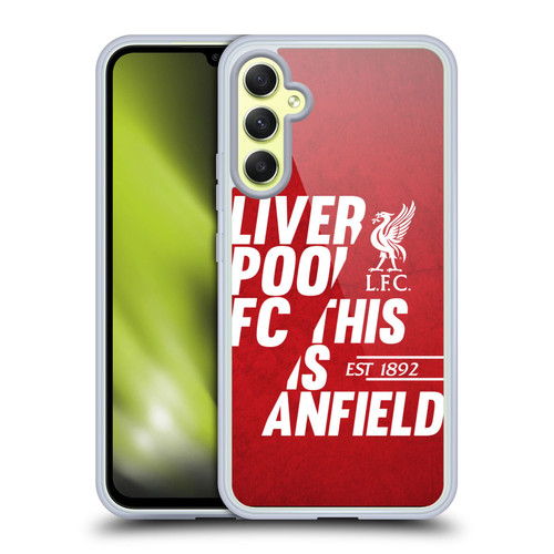 Liverpool Football Club This Is Anfield Red 4 Soft Gel Case for Samsung Galaxy A34 5G