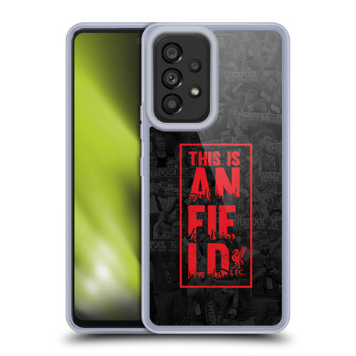 Liverpool Football Club This Is Anfield Black 3 Soft Gel Case for Samsung Galaxy A53 5G (2022)