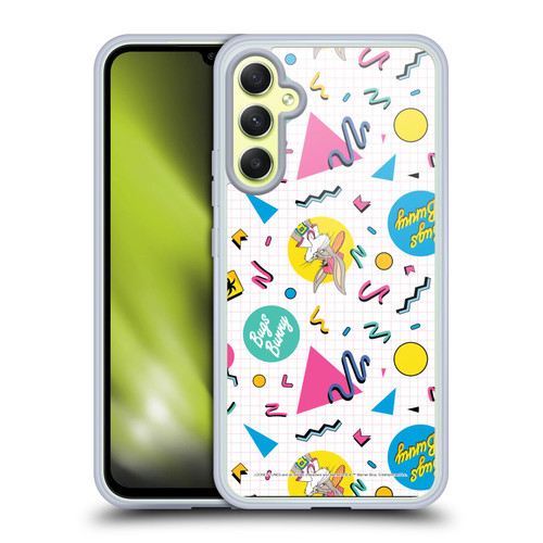 Looney Tunes Bugs Bunny Grid Soft Gel Case for Samsung Galaxy A34 5G