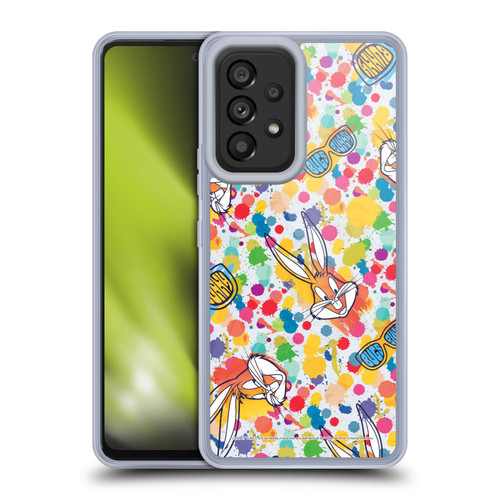 Looney Tunes Bugs Bunny Splatter Soft Gel Case for Samsung Galaxy A53 5G (2022)