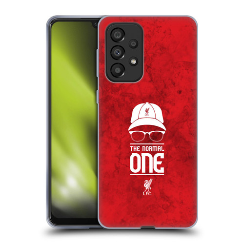 Liverpool Football Club Klopp Icons Normal Red Grunge Soft Gel Case for Samsung Galaxy A33 5G (2022)
