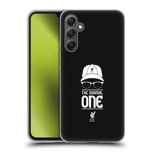 Liverpool Football Club Klopp Icons Icon Black Mesh Soft Gel Case for Samsung Galaxy A34 5G