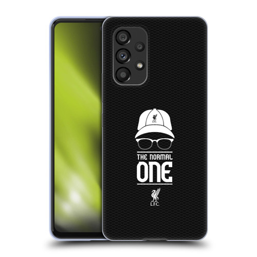 Liverpool Football Club Klopp Icons Icon Black Mesh Soft Gel Case for Samsung Galaxy A53 5G (2022)