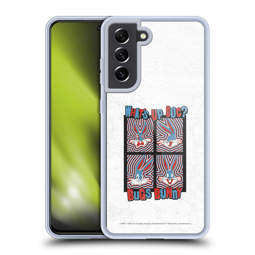 Looney Tunes Bugs Bunny What's Up Doc Soft Gel Case for Samsung Galaxy S21 FE 5G & MagSafe