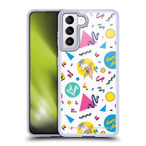 Looney Tunes Bugs Bunny Grid Soft Gel Case for Samsung Galaxy S21 5G & MagSafe