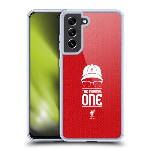 Liverpool Football Club Klopp Icons Icon Red Mesh Soft Gel Case for Samsung Galaxy S21 FE 5G & MagSafe