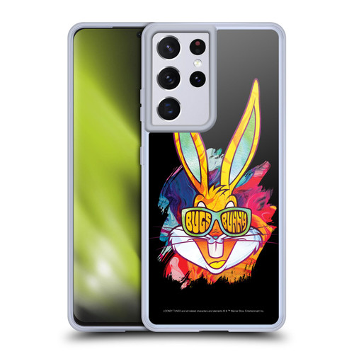Looney Tunes Bugs Bunny Paint Soft Gel Case for Samsung Galaxy S21 Ultra 5G & MagSafe