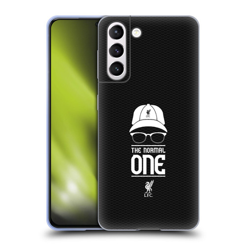 Liverpool Football Club Klopp Icons Icon Black Mesh Soft Gel Case for Samsung Galaxy S21 5G & MagSafe