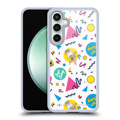 Looney Tunes Bugs Bunny Grid Soft Gel Case for Samsung Galaxy S23 FE 5G & MagSafe