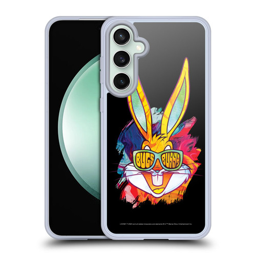 Looney Tunes Bugs Bunny Paint Soft Gel Case for Samsung Galaxy S23 FE 5G & MagSafe
