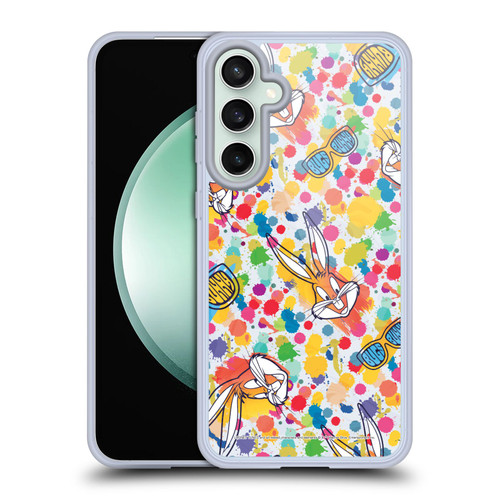 Looney Tunes Bugs Bunny Splatter Soft Gel Case for Samsung Galaxy S23 FE 5G & MagSafe