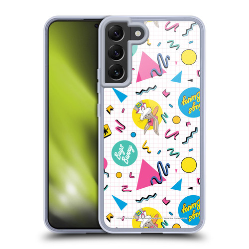 Looney Tunes Bugs Bunny Grid Soft Gel Case for Samsung Galaxy S22+ 5G & MagSafe
