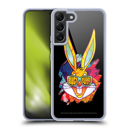 Looney Tunes Bugs Bunny Paint Soft Gel Case for Samsung Galaxy S22+ 5G & MagSafe