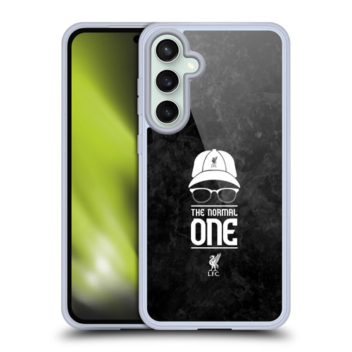 Liverpool Football Club Klopp Icons Normal Black Grunge Soft Gel Case for Samsung Galaxy S23 FE 5G & MagSafe