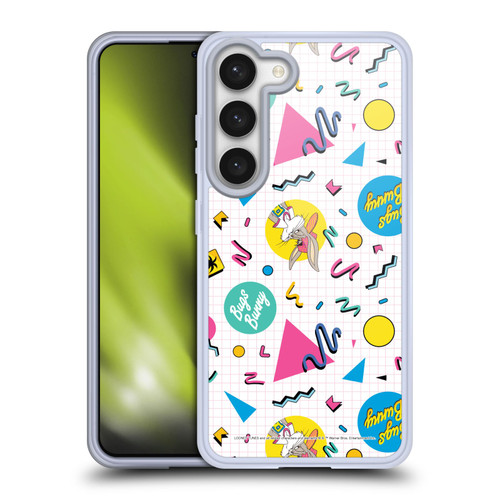 Looney Tunes Bugs Bunny Grid Soft Gel Case for Samsung Galaxy S23 5G & MagSafe