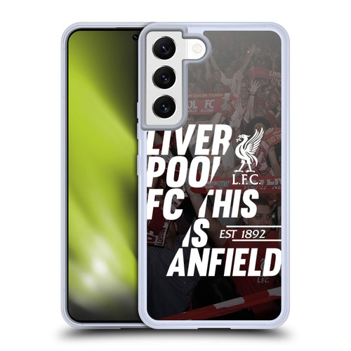 Liverpool Football Club This Is Anfield Black 4 Soft Gel Case for Samsung Galaxy S22 5G & MagSafe