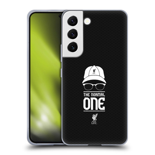 Liverpool Football Club Klopp Icons Icon Black Mesh Soft Gel Case for Samsung Galaxy S22 5G & MagSafe