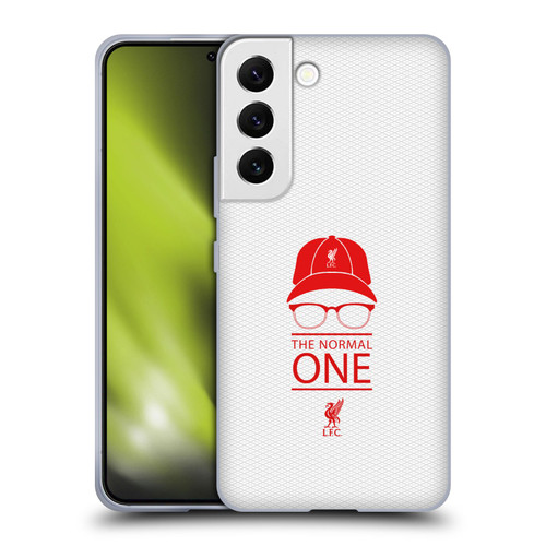Liverpool Football Club Klopp Icons Icon White Mesh Soft Gel Case for Samsung Galaxy S22 5G & MagSafe