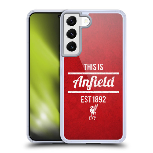 Liverpool Football Club This Is Anfield Red 2 Soft Gel Case for Samsung Galaxy S22 5G & MagSafe