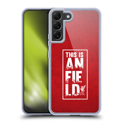 Liverpool Football Club This Is Anfield Red 3 Soft Gel Case for Samsung Galaxy S22+ 5G & MagSafe