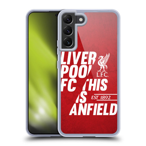 Liverpool Football Club This Is Anfield Red 4 Soft Gel Case for Samsung Galaxy S22+ 5G & MagSafe