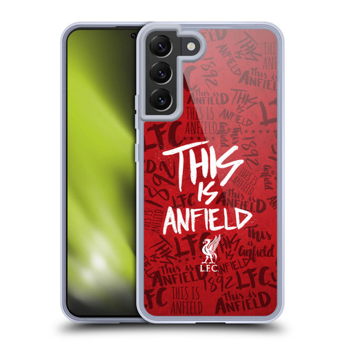 Liverpool Football Club This Is Anfield Red 5 Soft Gel Case for Samsung Galaxy S22+ 5G & MagSafe