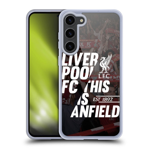 Liverpool Football Club This Is Anfield Black 4 Soft Gel Case for Samsung Galaxy S23+ 5G & MagSafe