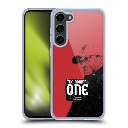 Liverpool Football Club Jurgen Klopp Illustrations Shoulder Red Soft Gel Case for Samsung Galaxy S23+ 5G & MagSafe