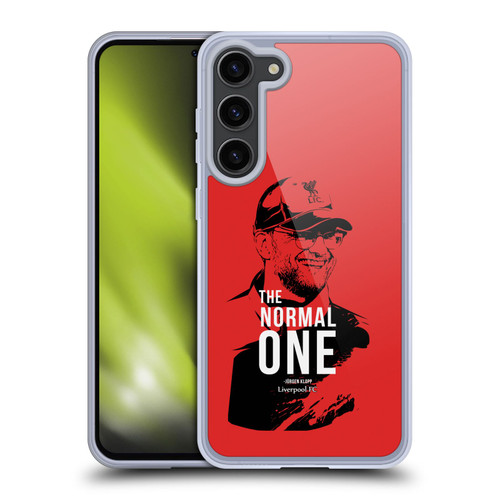 Liverpool Football Club Jurgen Klopp Illustrations Smile Red Soft Gel Case for Samsung Galaxy S23+ 5G & MagSafe