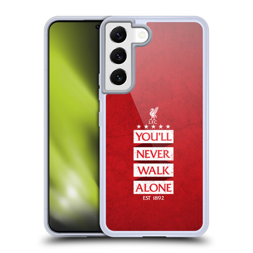 Liverpool Football Club You'Ll Never Walk Alone Red 7 Soft Gel Case for Samsung Galaxy S22 5G & MagSafe