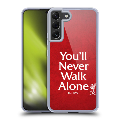 Liverpool Football Club You'Ll Never Walk Alone Red 1 Soft Gel Case for Samsung Galaxy S22+ 5G & MagSafe