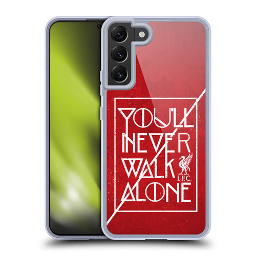 Liverpool Football Club You'Ll Never Walk Alone Red 3 Soft Gel Case for Samsung Galaxy S22+ 5G & MagSafe