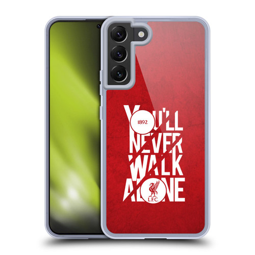 Liverpool Football Club You'Ll Never Walk Alone Red 5 Soft Gel Case for Samsung Galaxy S22+ 5G & MagSafe