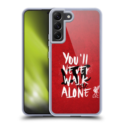 Liverpool Football Club You'Ll Never Walk Alone Red 6 Soft Gel Case for Samsung Galaxy S22+ 5G & MagSafe