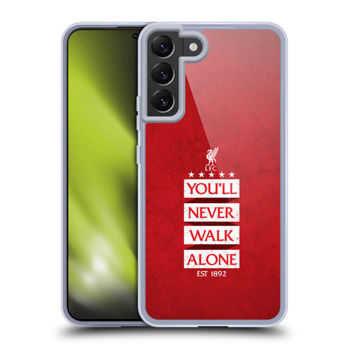 Liverpool Football Club You'Ll Never Walk Alone Red 7 Soft Gel Case for Samsung Galaxy S22+ 5G & MagSafe