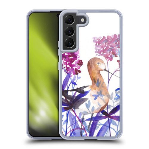 Mai Autumn Birds Garden By The Sea Soft Gel Case for Samsung Galaxy S22+ 5G & MagSafe