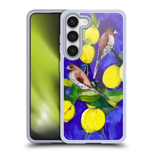 Mai Autumn Birds Lemon Tree Soft Gel Case for Samsung Galaxy S23 5G & MagSafe